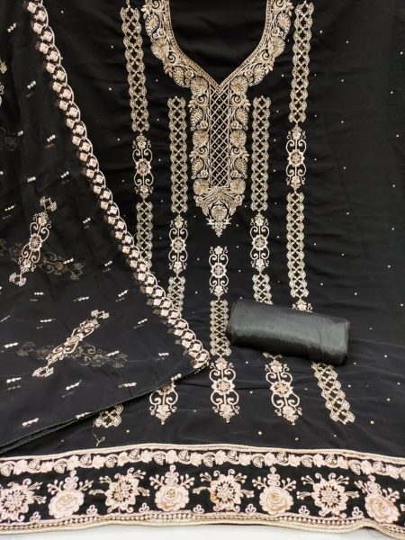 New Arrival Of Georgette Dress Material For Women  Punjabi Dress Materials Wholesale