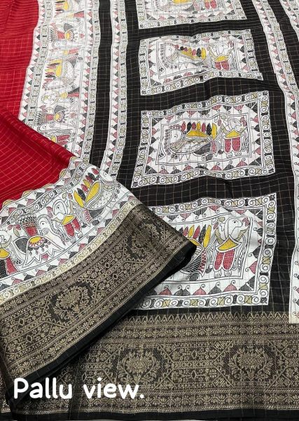 New Arrivals  Lightweight Mangalagiri Dola Sarees with Weaving checks  zari borders  and rich Kalamkari pallu South Indian Saree 