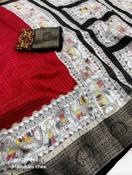 New Arrivals  Lightweight Mangalagiri Dola Sarees with Weaving checks  zari borders  and rich Kalamkari pallu South Indian Saree 