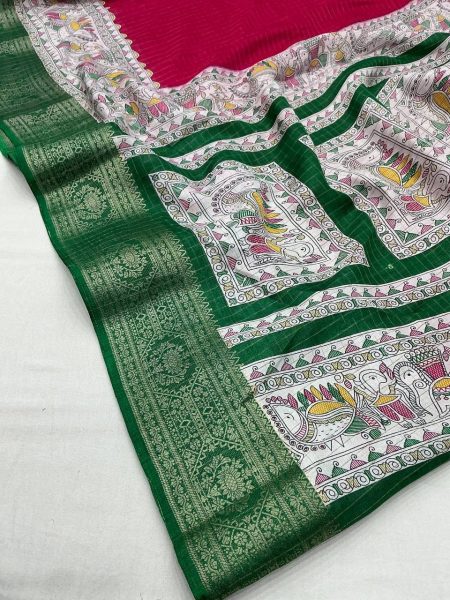 New Arrivals  Lightweight Mangalagiri Dola Sarees with Weaving checks  zari borders  and rich Kalamkari pallu South Indian Saree 