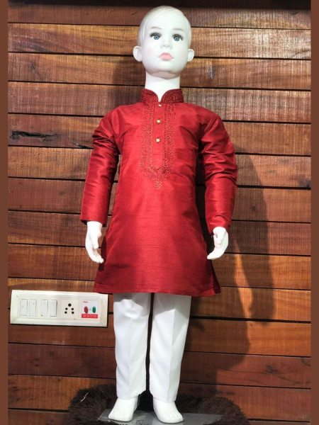 New Arrivals Silk Kids Kurta Pajama  Boys Wear