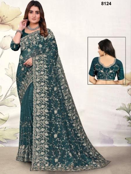 New Bridal Saree Collection – Heavy Zari Embroidery & Zarkan Handwork | Wholesale Rate Sarees 