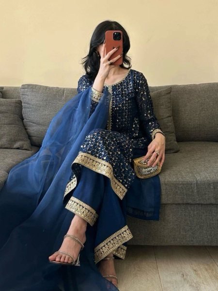 New Collection Embroidery Work Ready To Wear Suit Surat Manufacturer Collection 