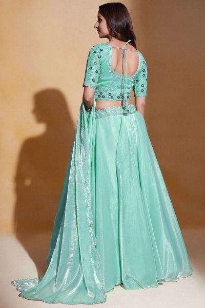 New Collection Organza Embroidery Work Lehenga Choli  Designer Lehenga Choli