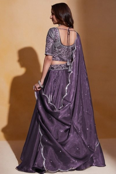 New Collection Organza Embroidery Work Lehenga Choli  Designer Lehenga Choli