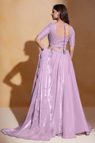 New Collection Organza Embroidery Work Lehenga Choli  Designer Lehenga Choli