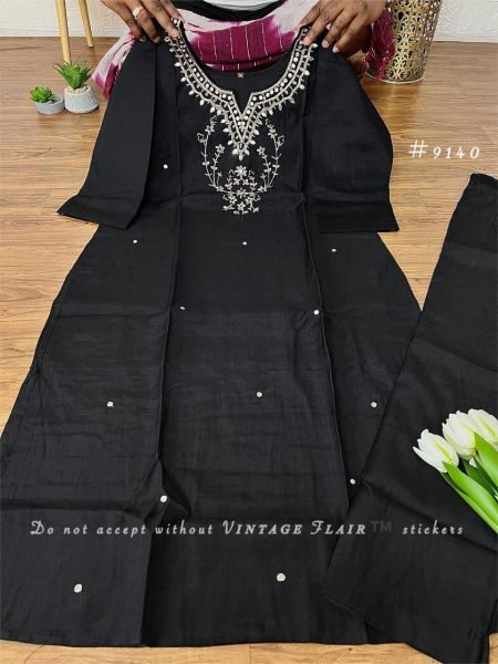 New Collection Plus Size Designer Roman Silk Kurti Set with Handcrafted Appliqu     Digital Banarsi Dupatta Plus Size Kurti / Gown