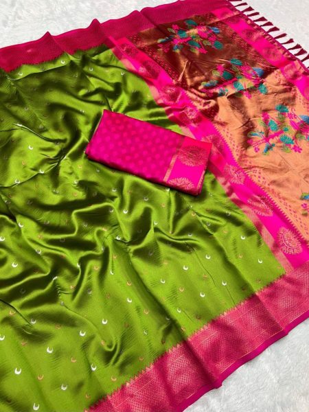 New Collection: Premium Pethani Kanjivaram Silk Sarees at Wholesale Rates Sarees 