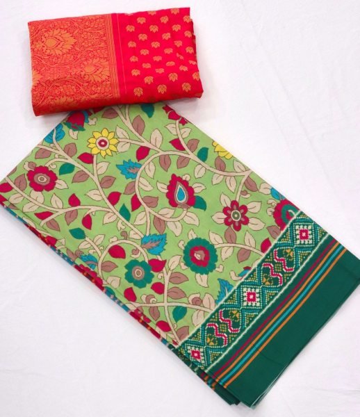 New Demanding Concept Kalamakari Patola Silk Saree Patola Silk Sarees Wholesale