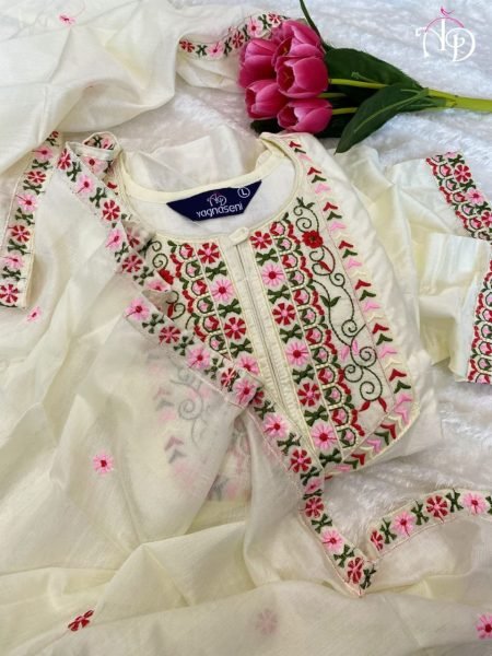 New Designer Chanderi Silk Anarkali Gown  Anarkali Kurtis 