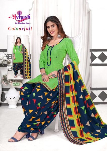New Designer Cotton Patiyala Dress Punjabi Dress Materials Wholesale