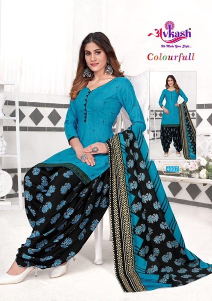 New Designer Cotton Patiyala Dress Punjabi Dress Materials Wholesale