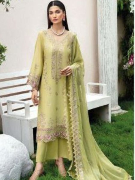 New Designer Heavy Faux Georgette Sequence Work Affordable Pakistani Suit 