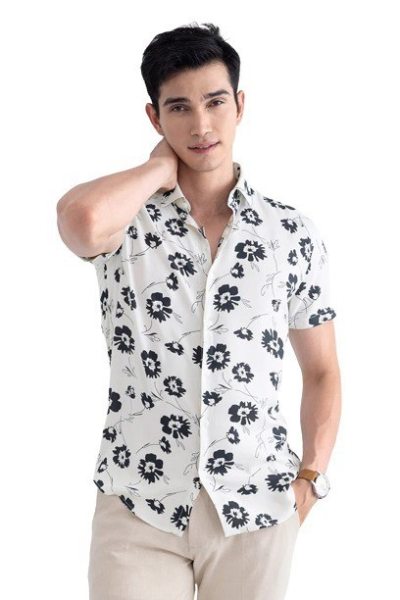 New Designer Lycra Half Sleeve Shirt Mens Shirt