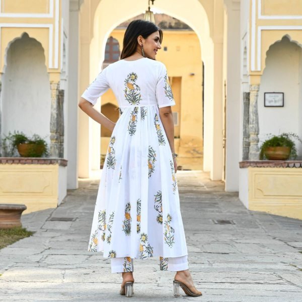 New Designer Party Wear Cotton Kurti Pant Ready To Wear Collection