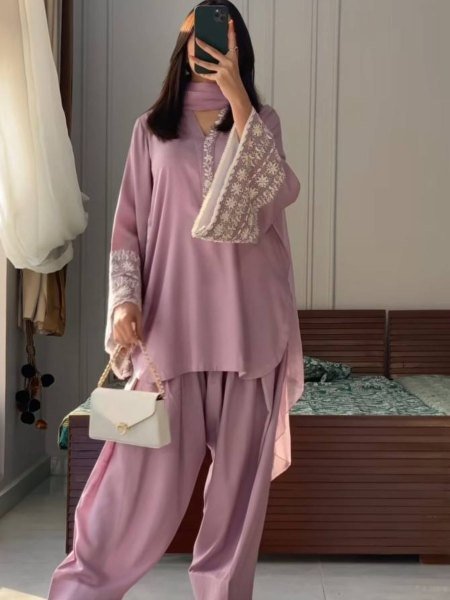 New Designer Party Wear Elegant Top with Farshi Plazzo   Dupatta Best Wholesale Price 