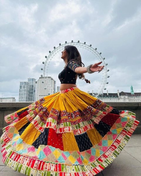 New Designer printed Navratri Lehenga Collection Navratri Lehnega Choli