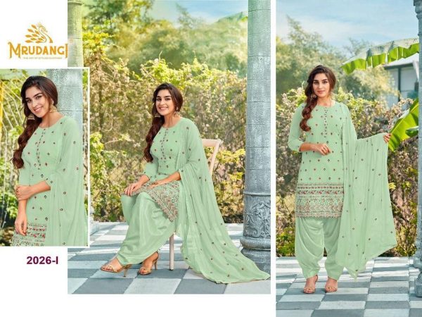 New Designer Traditional Wear Fancy Faux Georgette Patiyala Suits Collection Embroidery Suits Wholesale