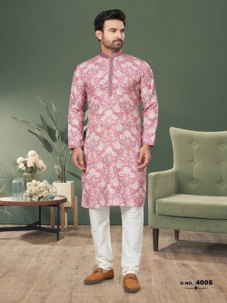 New Designs Heavy Cotton Digital Print with Sequance, Thread and Pintex Work Wedding Kurta Pajama Kurta Pajama Wholesale