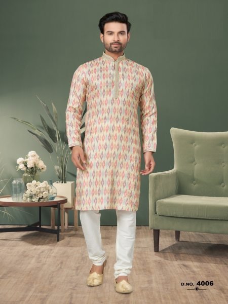 New Designs Heavy Cotton Digital Print with Sequance, Thread and Pintex Work Wedding Kurta Pajama Kurta Pajama Wholesale