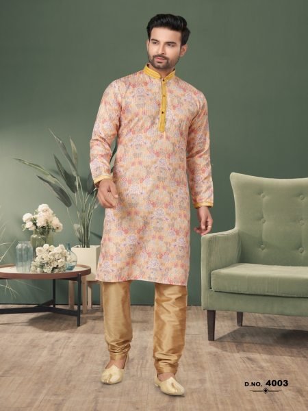 New Designs Heavy Cotton Digital Print with Sequance, Thread and Pintex Work Wedding Kurta Pajama Kurta Pajama Wholesale