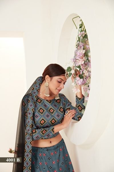  New Digital Printed Semi-Stitched Lehenga Choli With Dupatta Designer Lehenga Choli