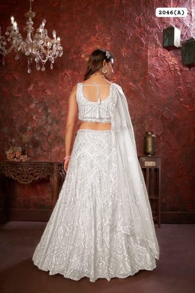 New Exclusive Embroidery Sequence Work  Lehenga Choli  Bridal Lehenga Choli