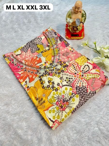 New Fancy Best Collection Multi Color Kurti  Printed Kurtis