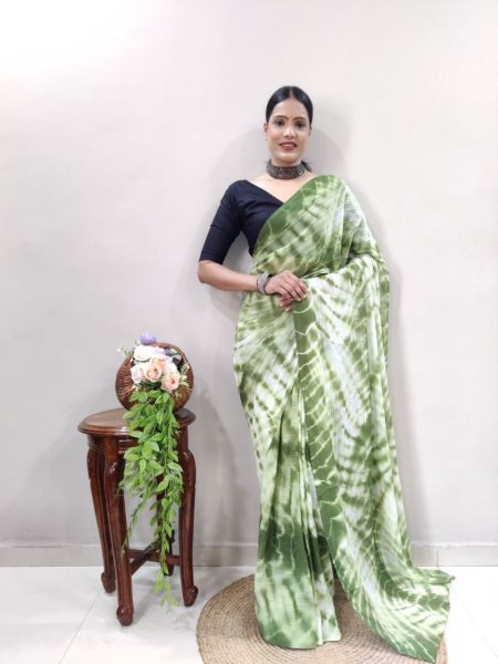 NEW FANCY SOFT LIGHT FABRIC SAREE FOR WOMEN Ready To Wear Saree 