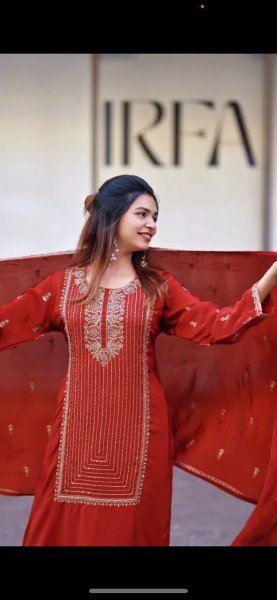 New Festival Collection With Faux Georgette And Heavy Embroidery Sequence Work Full Set Ready To Wear Ready To Wear Collection