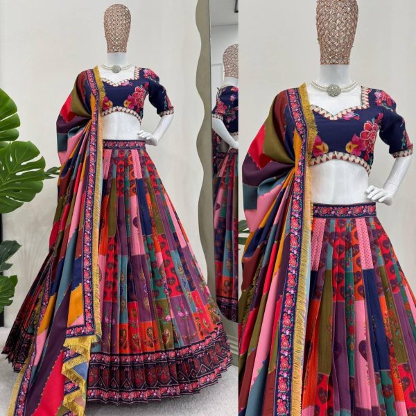 New Heavy Boutique Collection - Designer American Silk Lehenga Set Designer Lehenga Choli