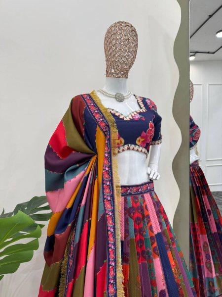 New Heavy Boutique Collection - Designer American Silk Lehenga Set Designer Lehenga Choli