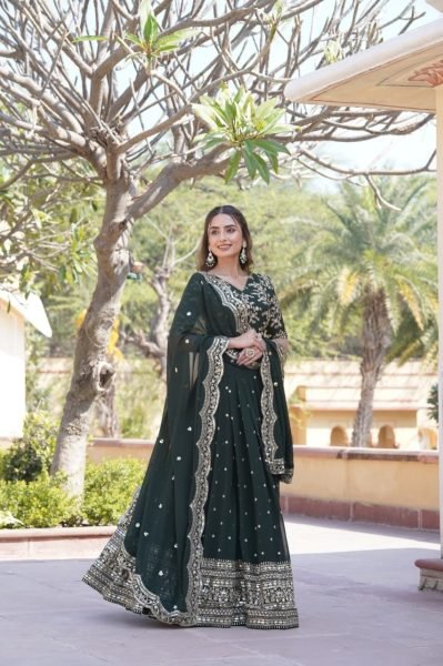 New Launch Sequence Embroidery Work Lehenga Choli  Designer Lehenga Choli