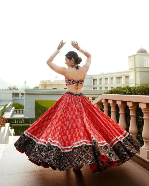 New Launched Muslin Cotton Printed Lehenga Choli Navratri Lehnega Choli