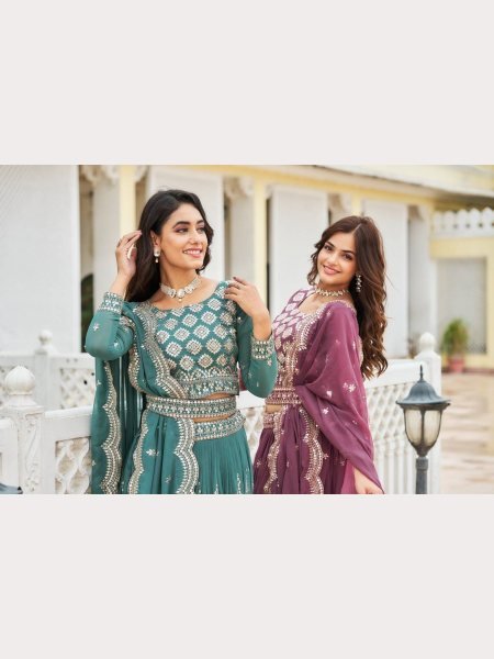 New Launching Festival Wear Georgette Lehenga Choli Designer Lehenga Choli