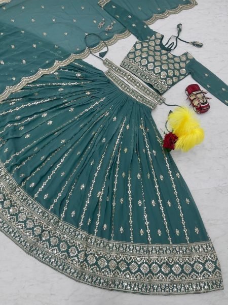 New Launching Festival Wear Georgette Lehenga Choli Designer Lehenga Choli