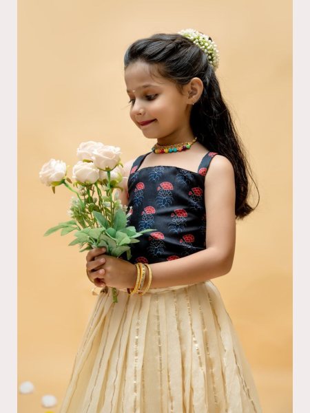 New Launching soft Cotton Kids Lehenga Blouse  Girls Wear