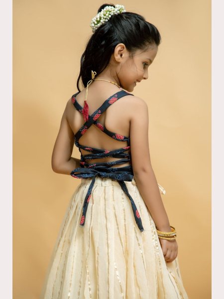 New Launching soft Cotton Kids Lehenga Blouse  Girls Wear