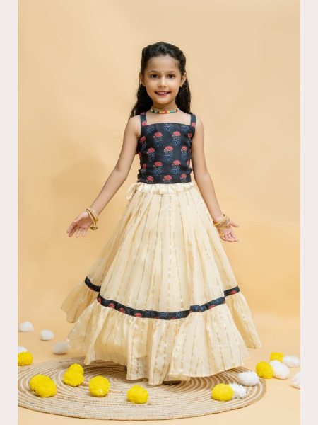 New Launching soft Cotton Kids Lehenga Blouse  Girls Wear