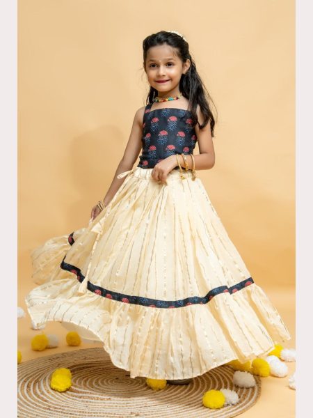 New Launching soft Cotton Kids Lehenga Blouse  Girls Wear