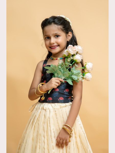 New Launching soft Cotton Kids Lehenga Blouse  Girls Wear