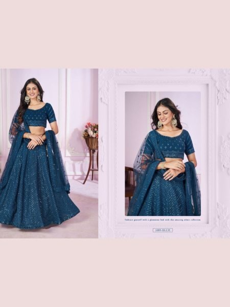 New Party Wear Soft Net Lehenga Choli By Royal Export  Bridal Lehenga Choli
