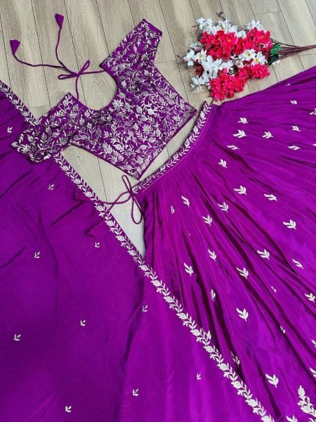 New Party Wedding Purple Designer Lehenga Choli Designer Lehenga Choli