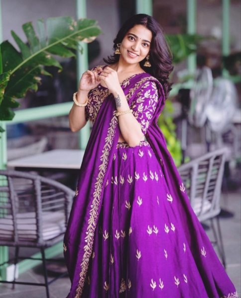 New Party Wedding Purple Designer Lehenga Choli Designer Lehenga Choli