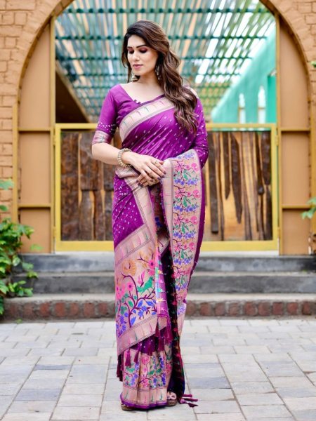 New premium Pure Bandhej silk saree with Zari Weaving Bandhej Sarees Wholesale