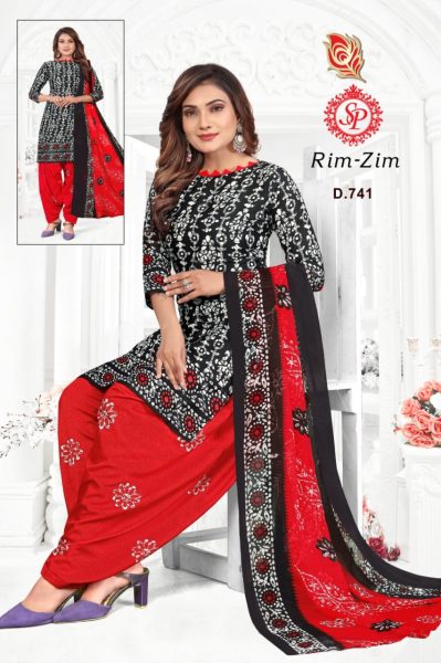 New printed Crepe Drees Material  Punjabi Dress Materials Wholesale