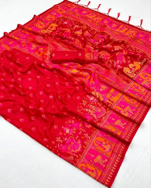 New Rajwadi Pashmina Weaving Saree Collection at Wholesale Rates Designer Wedding Sarees Wholesale