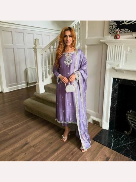New Super Hit Designe Jimmy Choo Silk Suits  Ready To Wear Collection