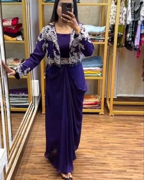 New Super Trending Party Wear Koti With Lehenga  