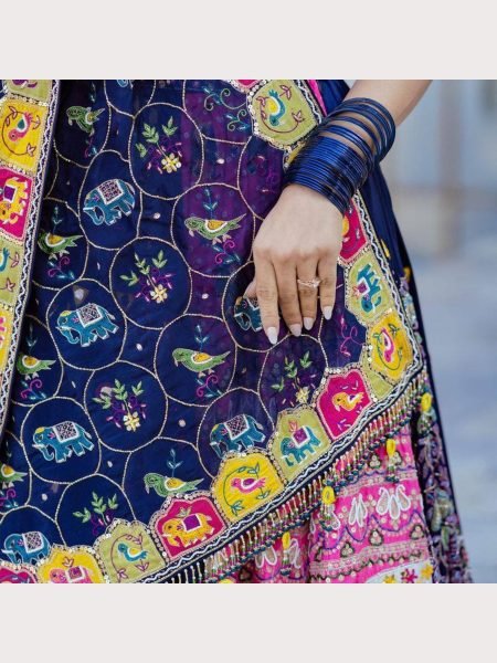 New Trending Navratri Special Muslin Cotton Lehenga Choli  Navratri Lehnega Choli
